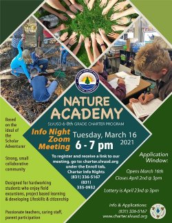 Nature Academy Info Night Zoom Meeting